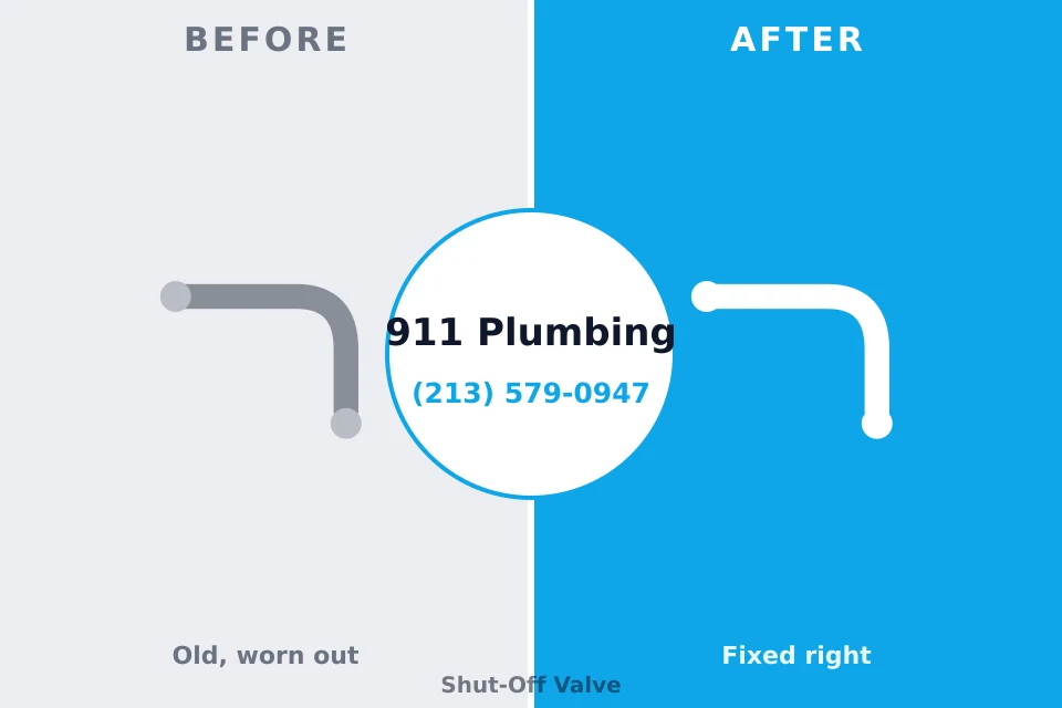 Before and after: plumbing company Coon Rapids, IA